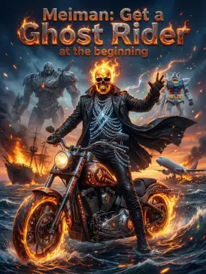 Meiman: Get a Ghost Rider at the beginning cover