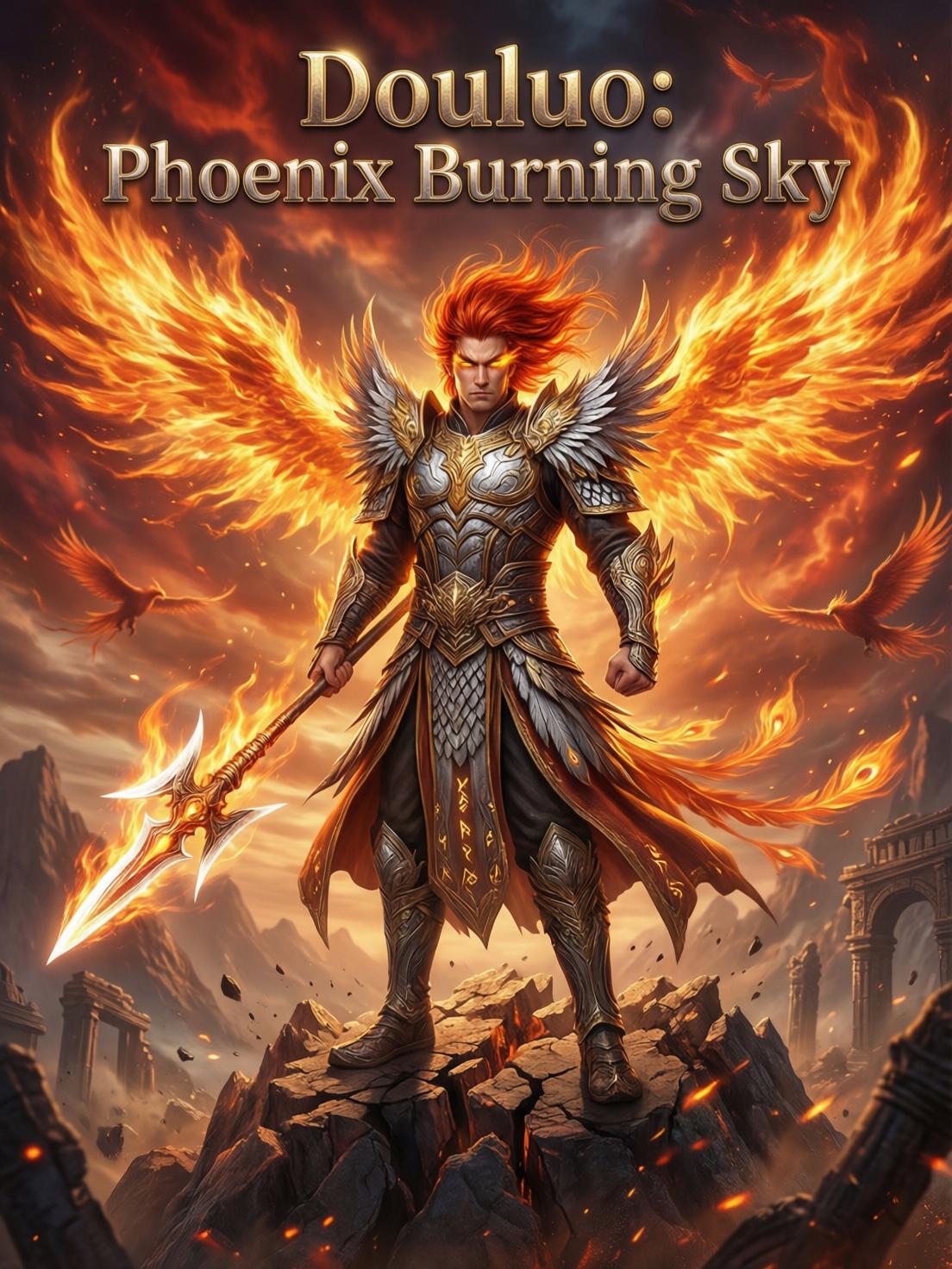 Douluo: Phoenix burning sky cover