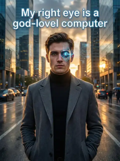 My right eye is a god-level computer cover