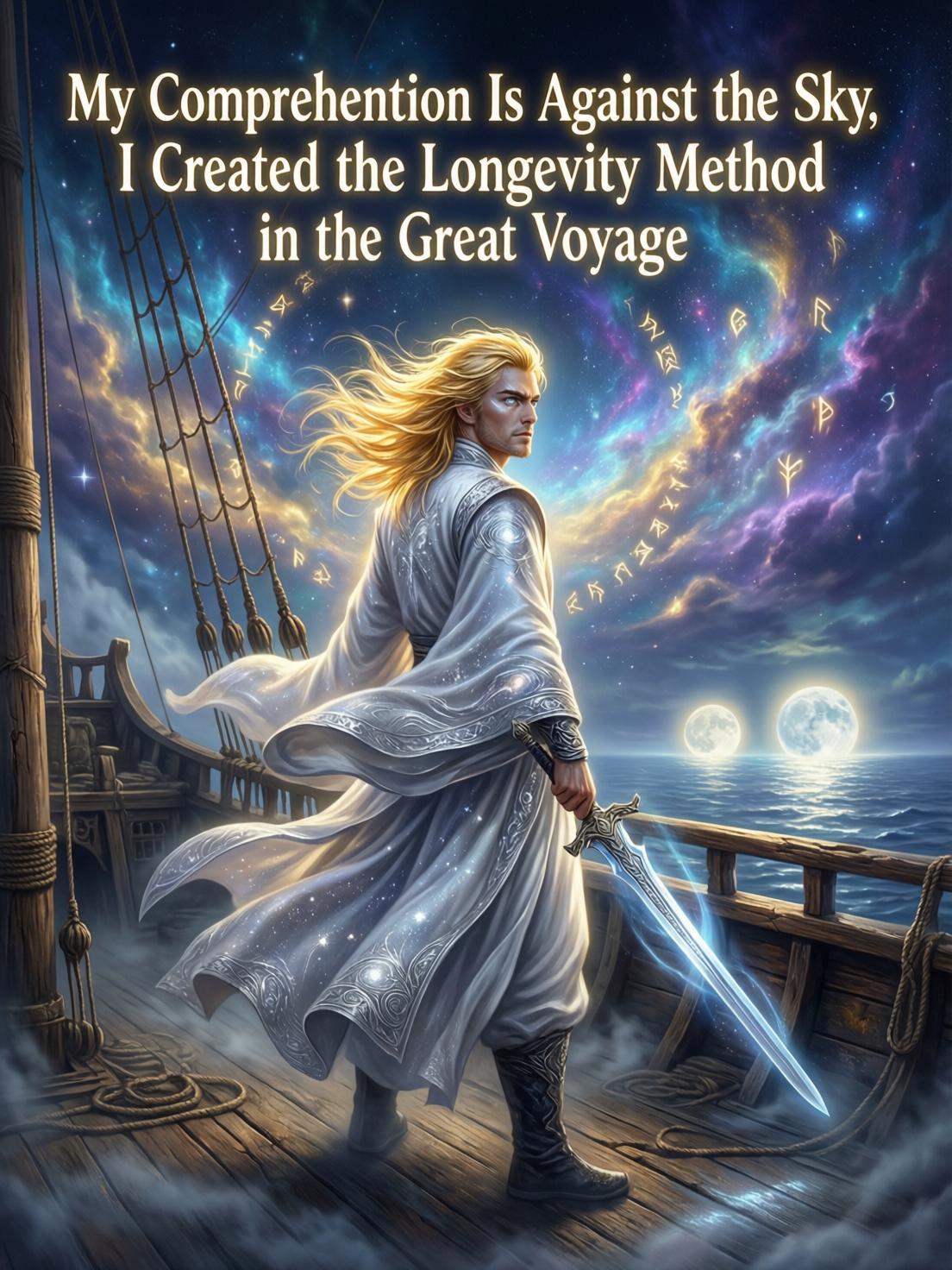 My comprehension is against the sky, I created the longevity method in the great voyage cover