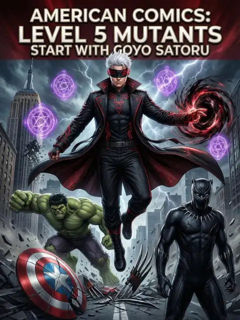 American comics: Level 5 mutants start with Gojo Satoru cover