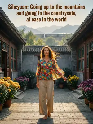 Siheyuan: Going up to the mountains and going to the countryside, at ease in the world cover