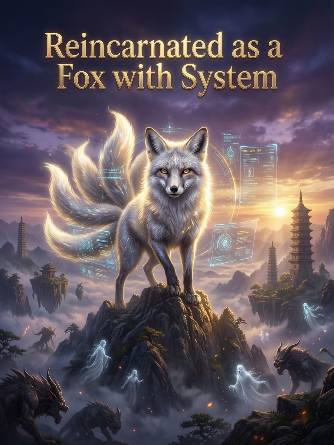 Reincarnated as a fox with system cover