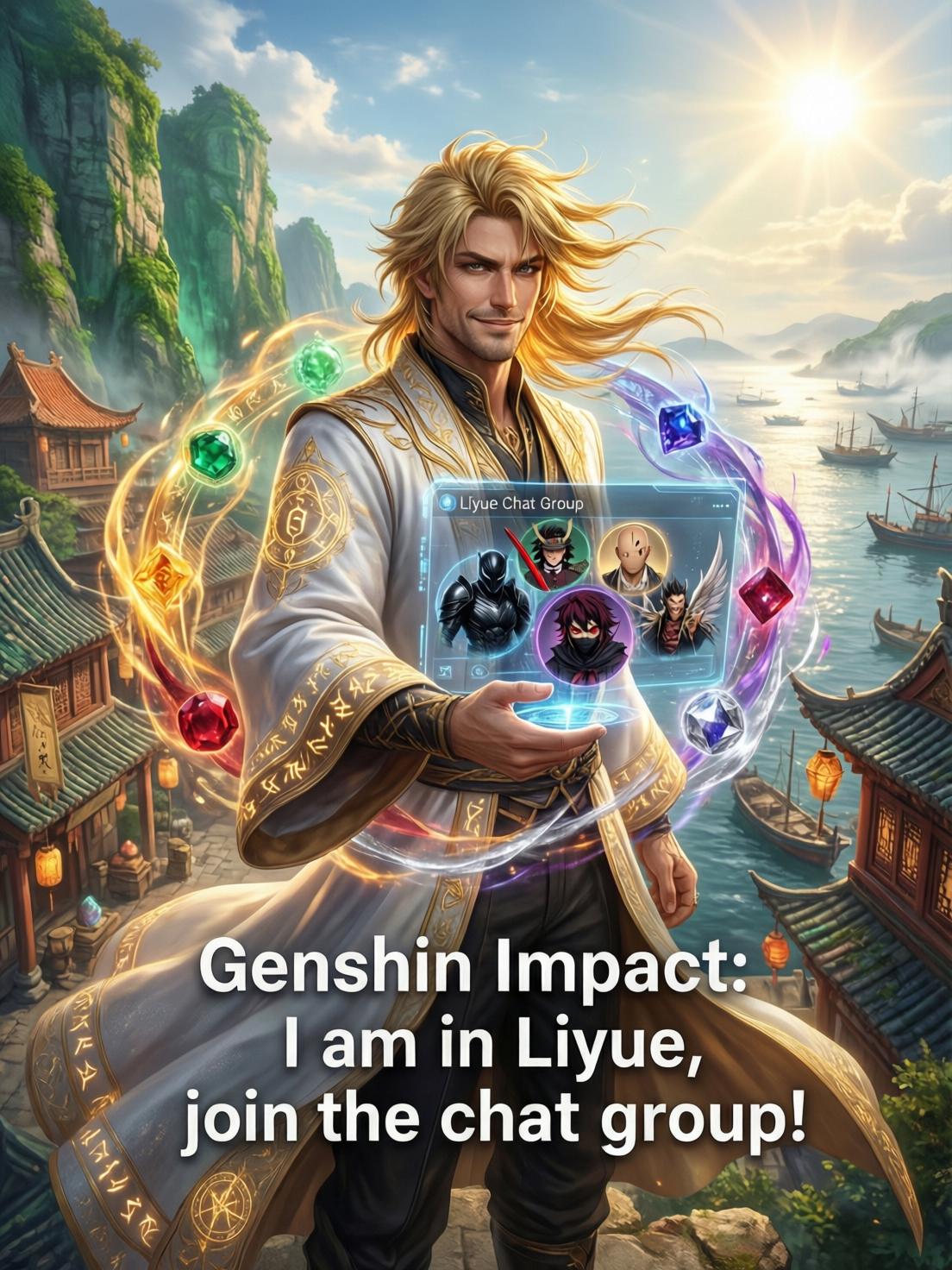 Genshin Impact: I am in Liyue, join the chat group! cover