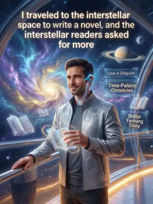 I traveled to the interstellar space to write a novel, and the interstellar readers asked for more u cover