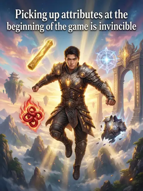 Picking up attributes at the beginning of the game is invincible cover