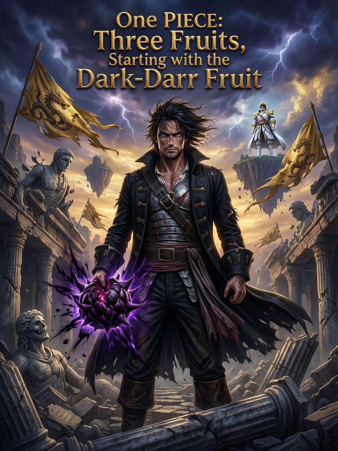 One Piece: Three Fruits, Starting with the Dark-Dark Fruit cover