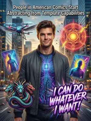 People in American comics start abstracting from template capabilities cover