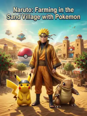 Naruto: Farming in the Sand Village with Pokémon cover
