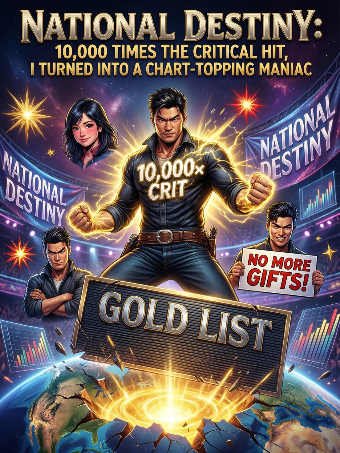 National destiny: 10,000 times the critical hit, I turned into a chart-topping maniac cover