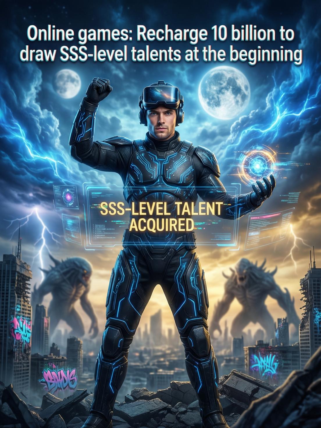 Online games: Recharge 10 billion to draw SSS-level talents at the beginning cover