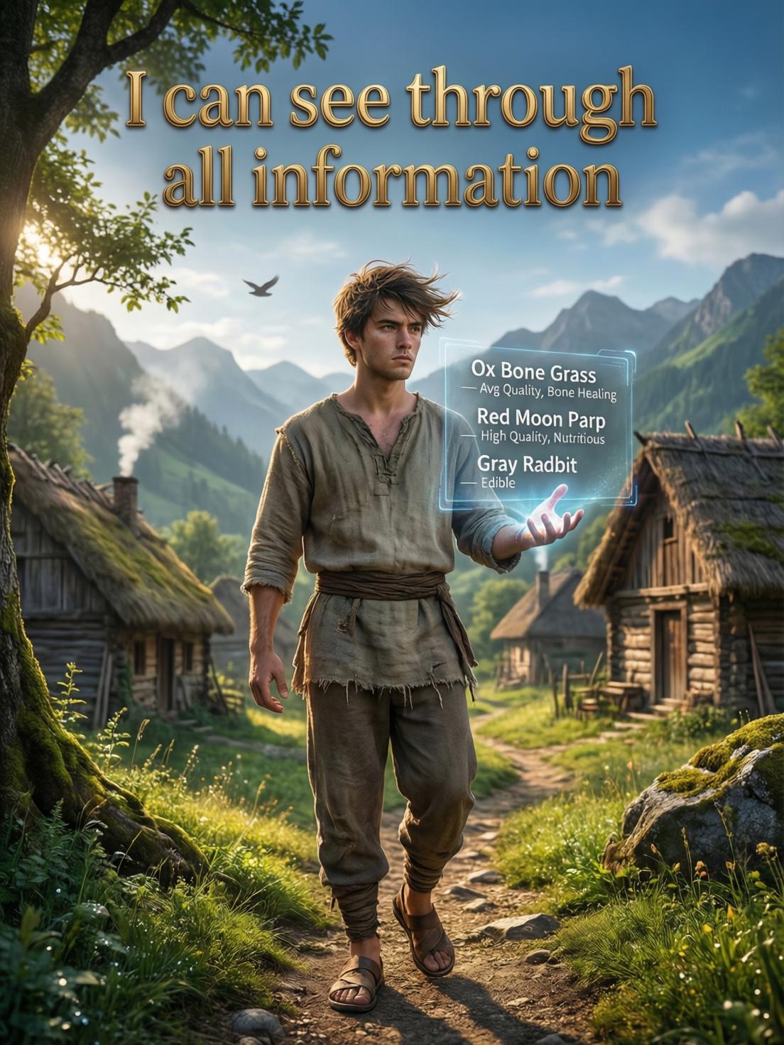 I can see through all information cover