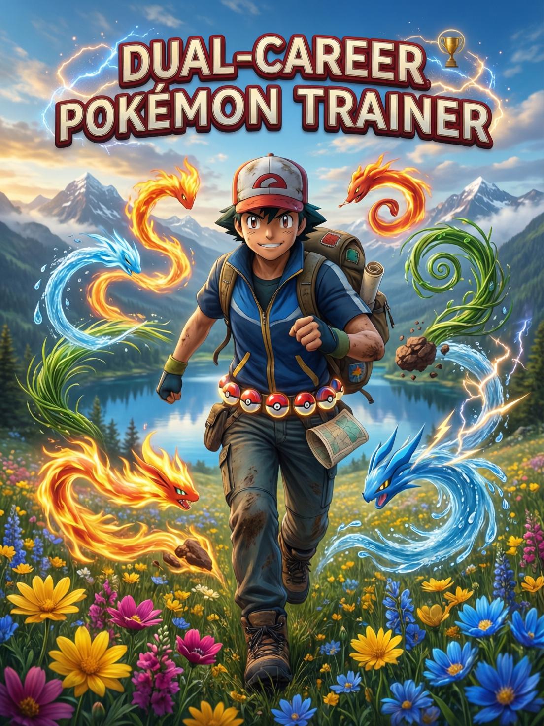 Dual-career Pokémon trainer cover
