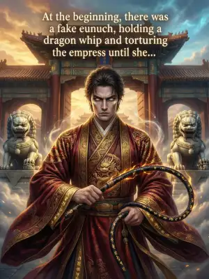 At the beginning, there was a fake eunuch, holding a dragon whip and torturing the empress until she cover