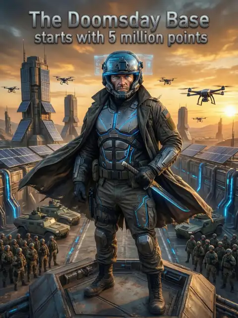 The Doomsday Base starts with 5 million points cover