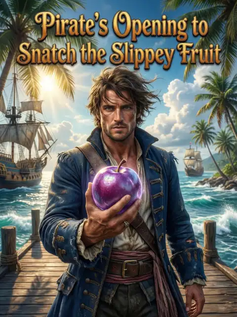 Pirate's opening to snatch the slippery fruit cover