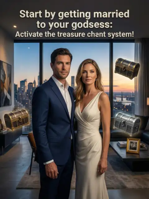 Start by getting married to your goddess: Activate the treasure chest system! cover