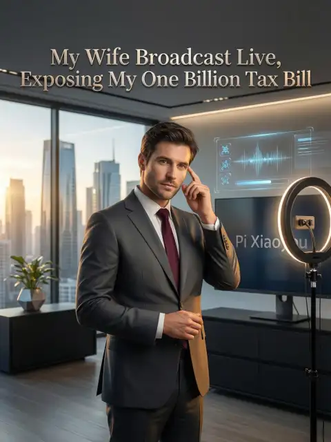 My wife broadcast live, exposing my one billion tax bill cover