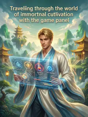 Traveling through the world of immortal cultivation with the game panel cover