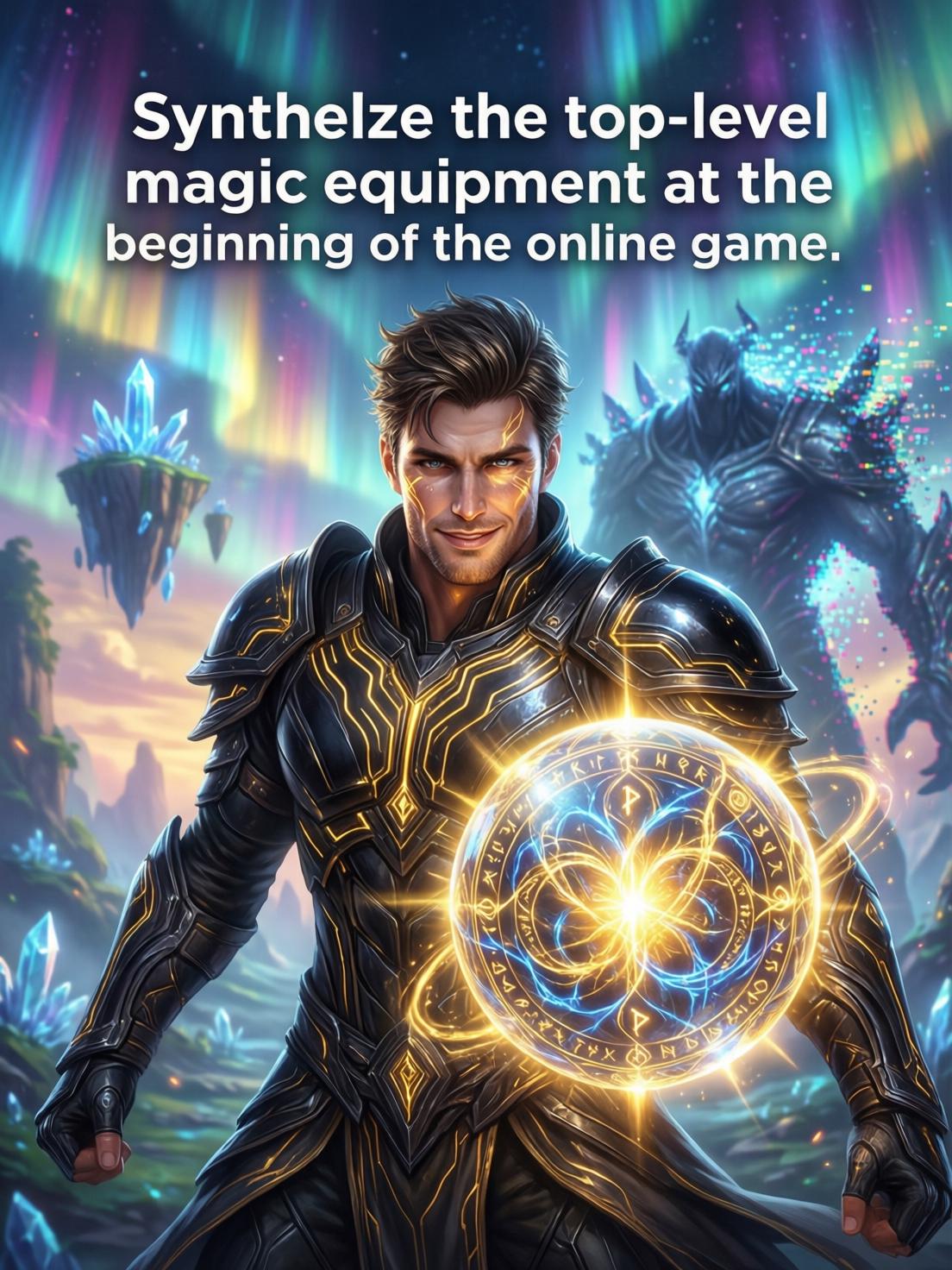 Synthesize the top-level magic equipment at the beginning of the online game cover