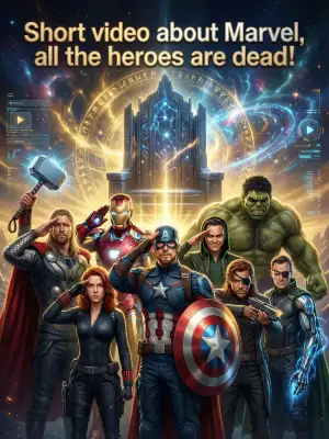 Short video about Marvel, all the heroes are dead! cover