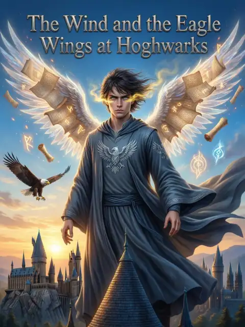 The Wind and the Eagle Wings at Hogwarts cover