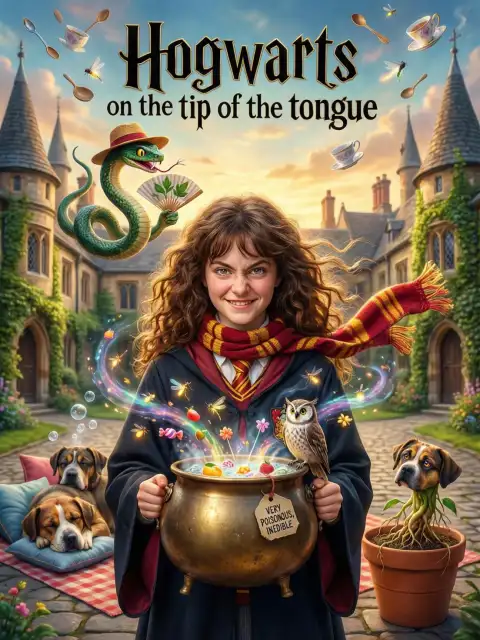 Hogwarts on the tip of the tongue cover