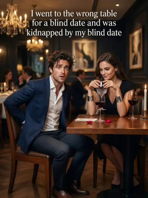 I went to the wrong table for a blind date and was kidnapped by my blind date cover