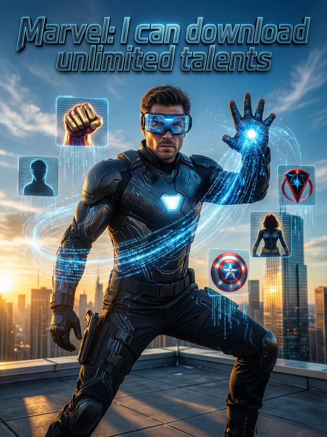 Marvel: I can download unlimited talents cover