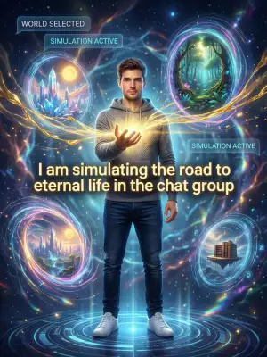 I am simulating the road to eternal life in the chat group cover