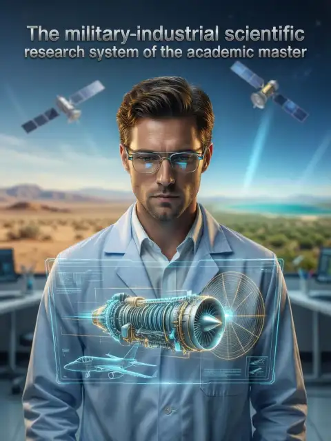The military-industrial scientific research system of the academic master. cover