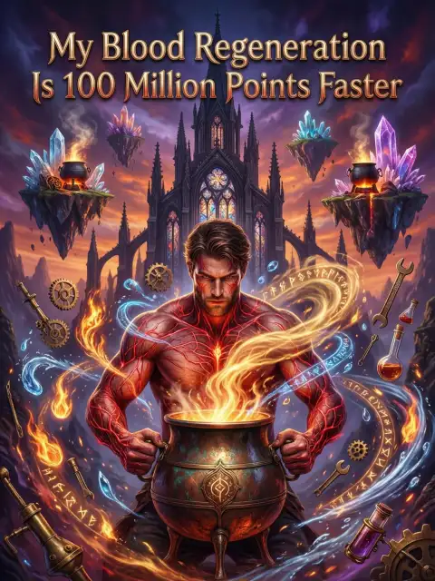 My blood regeneration is 100 million points faster cover