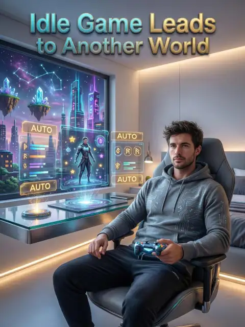 Idle game leads to another world. cover