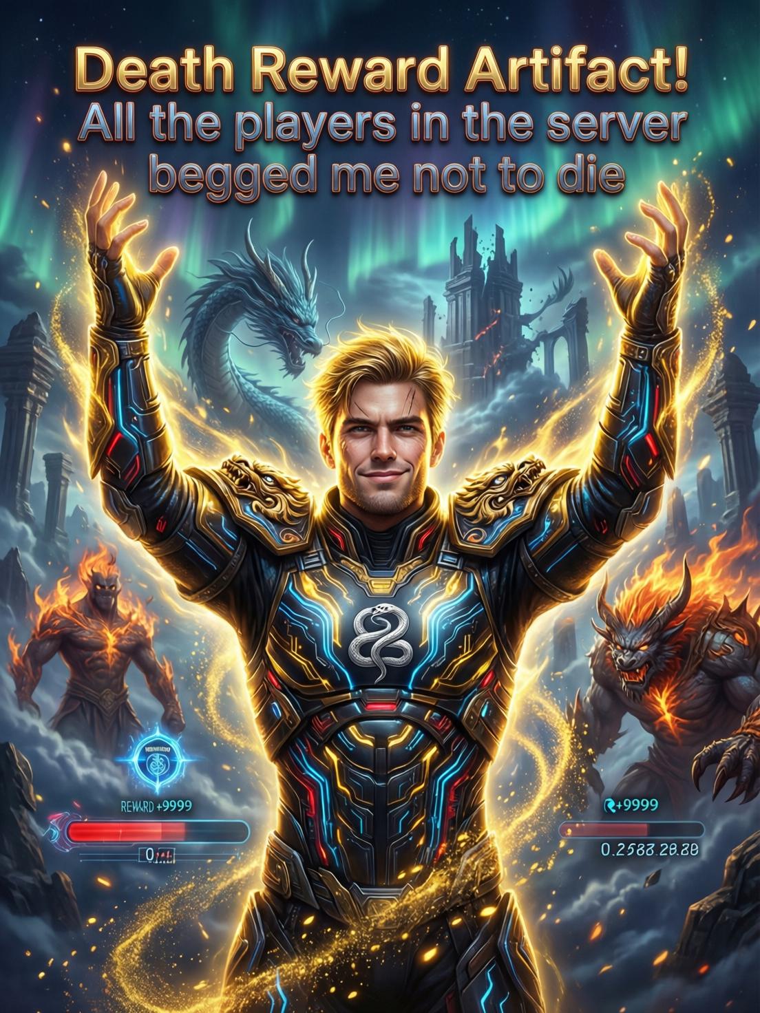 Death Reward Artifact! All the players in the server begged me not to die cover