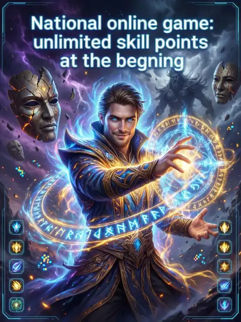 National online game: unlimited skill points at the beginning cover