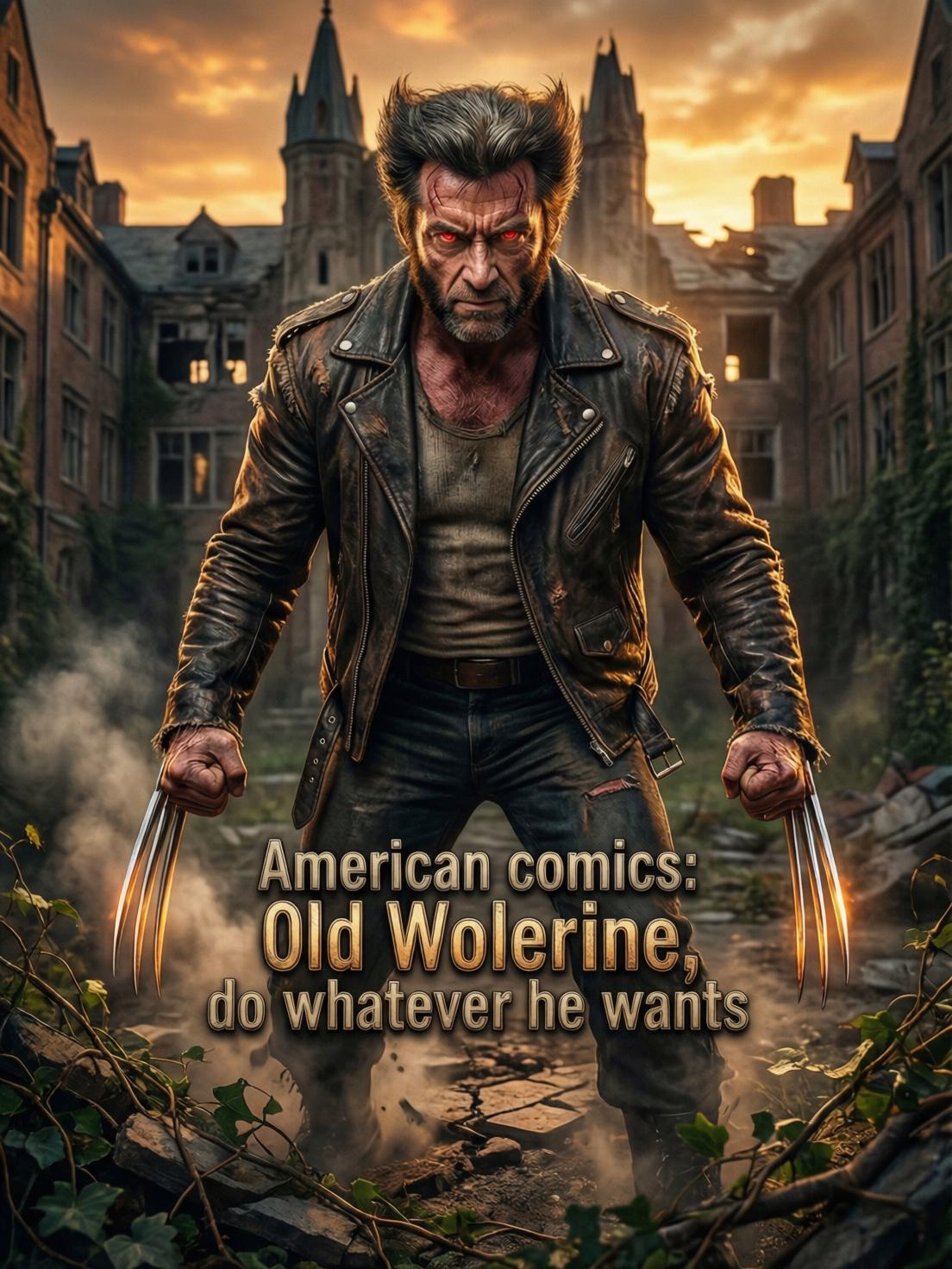 American comics: Old Wolverine, do whatever he wants cover