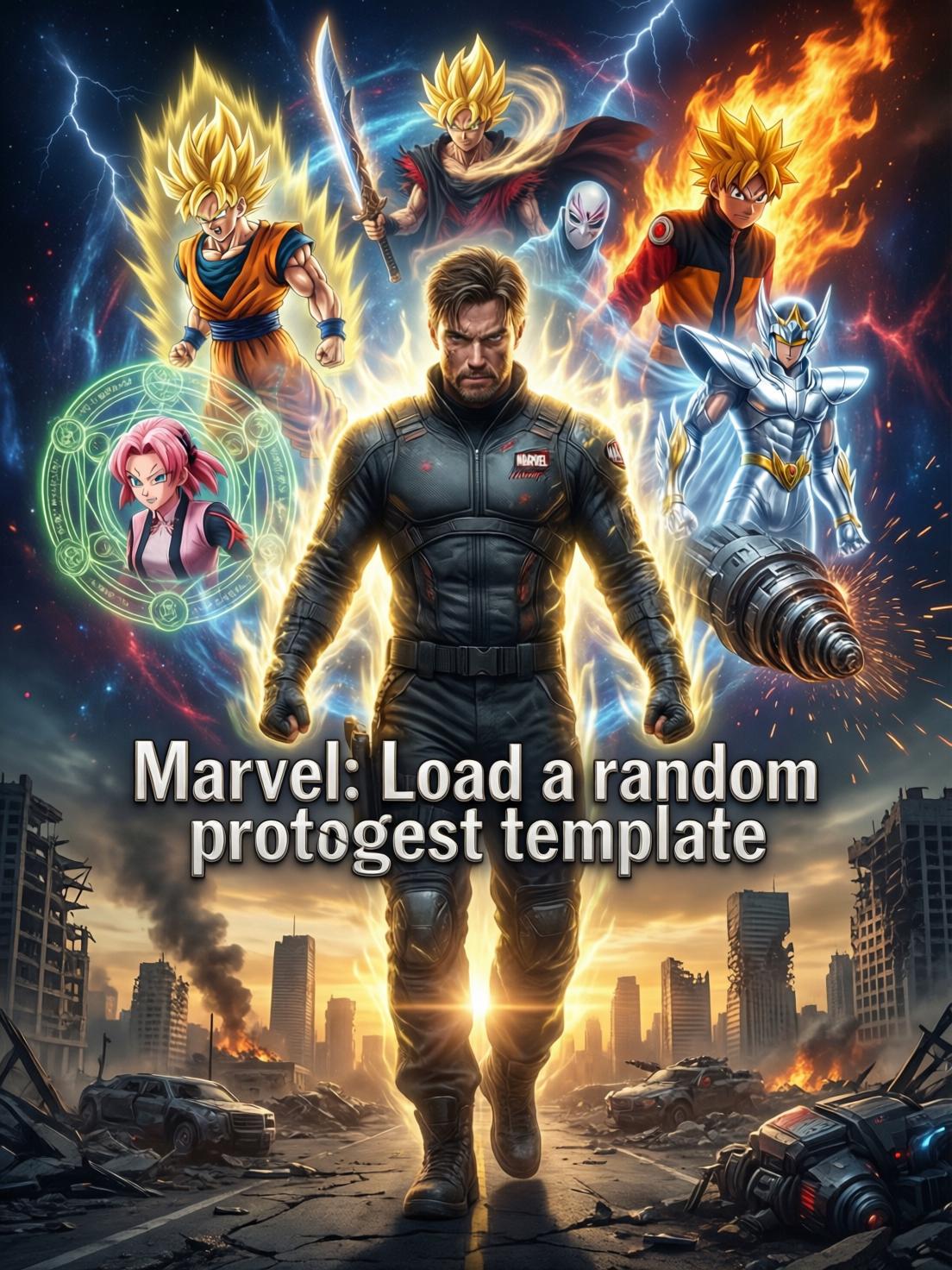 Marvel: Load a random protagonist template cover