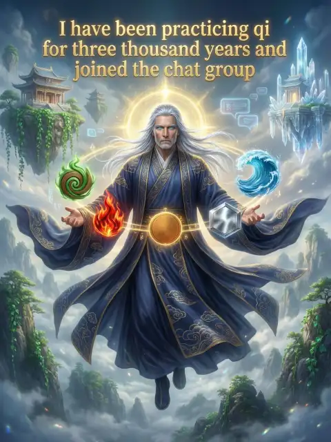 I have been practicing qi for three thousand years and joined the chat group cover