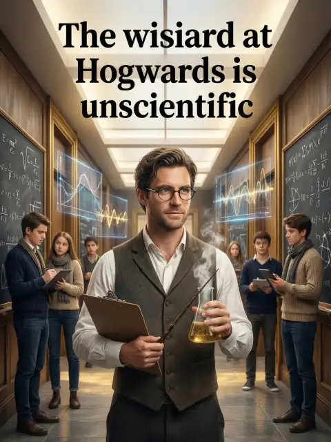 The wizard at Hogwarts is unscientific cover