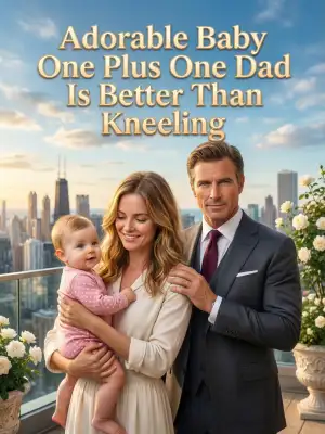Adorable baby one plus one dad is better than kneeling cover
