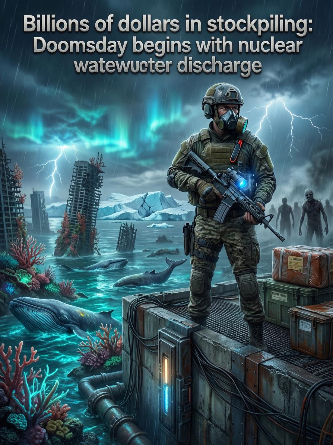 Billions of dollars in stockpiling: Doomsday begins with nuclear wastewater discharge cover