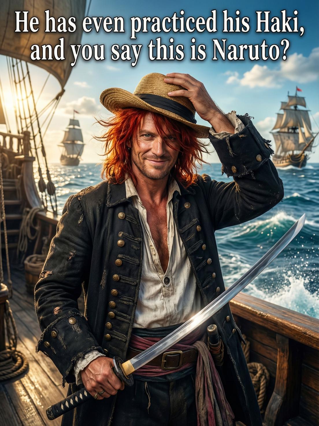 He has even practiced his Haki, and you say this is Naruto? cover