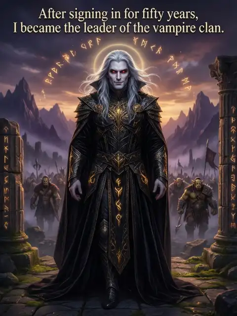 After signing in for fifty years, I became the leader of the vampire clan cover