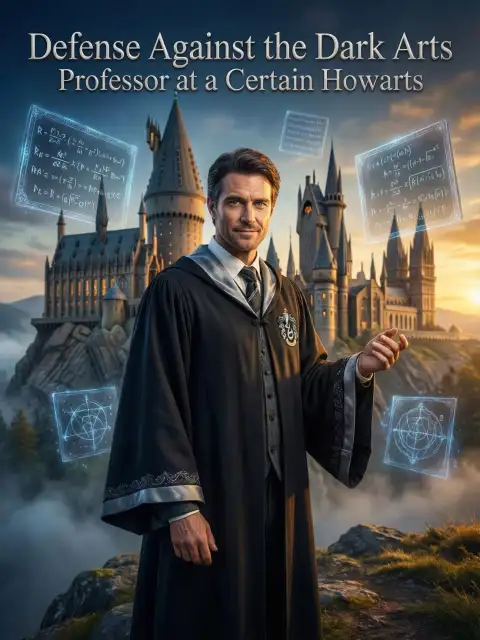 Defense Against the Dark Arts professor at a certain Hogwarts cover