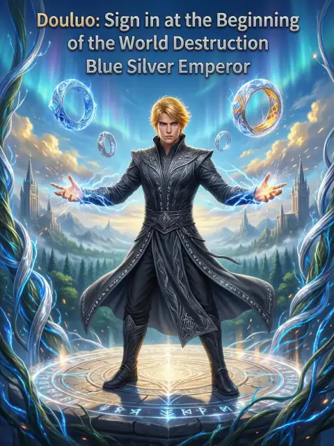 Douluo: Sign in at the beginning of the World Destruction Blue Silver Emperor cover