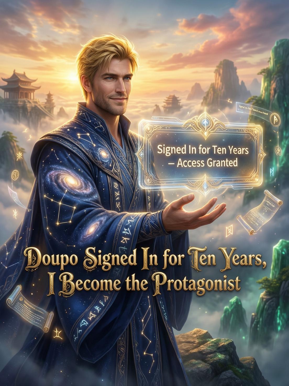 Doupo signed in for ten years, I became the protagonist cover