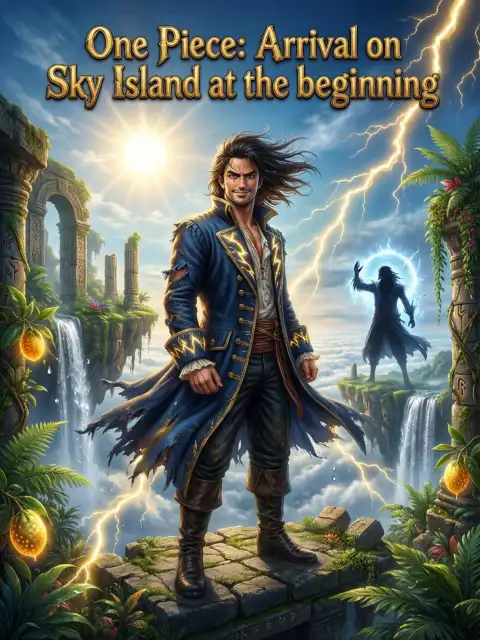 One Piece: Arrival on Sky Island at the beginning cover