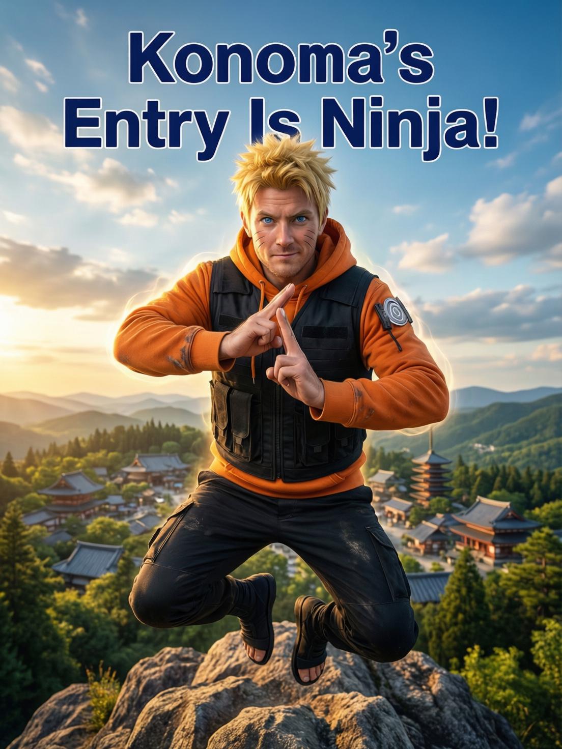 Konoha's entry is ninja! cover