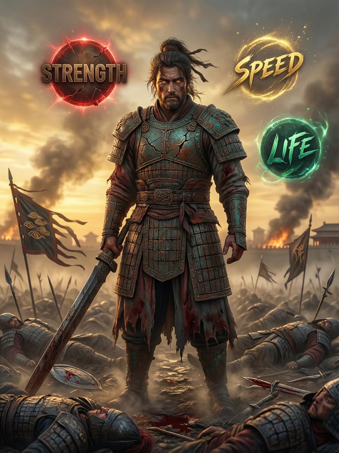 Daqin: Start to become stronger and live longer by picking up attributes from the battlefield cover