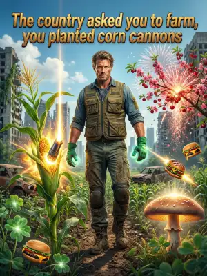 The country asked you to farm, you planted corn cannons cover